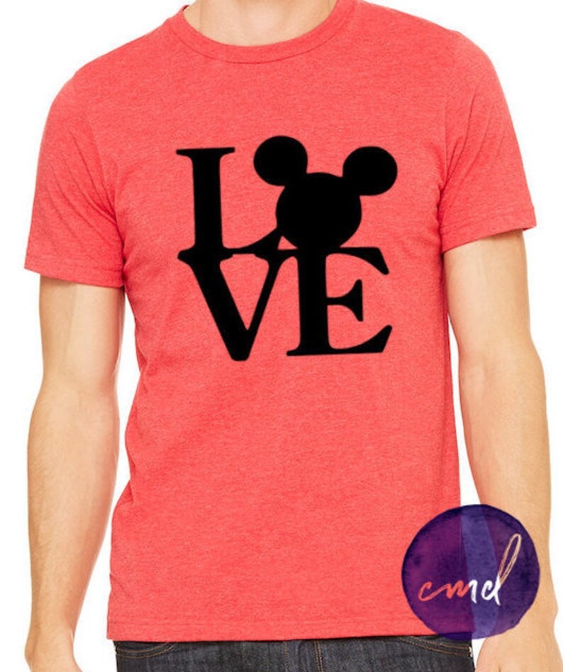 Retro Love Design Mickey T-shirt, Mickey Shirt, Disney Love Love Retro Shirt, Mickey Mickey Disney Love Love Love T-shirt, Design