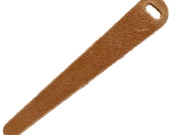 Multiple color Cowhide skin Genuine Leather Zipper Pull String, Leather Handle, Leather key chain, Zipper Rope puller