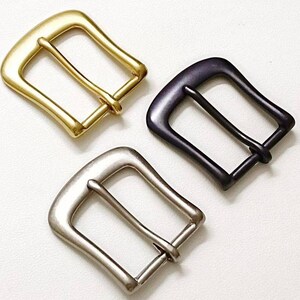 solid Brass rectangle adjusted belt buckle 35/38mm