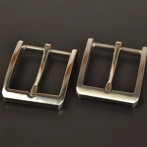 stainless steel simple pattern rectangle square belt buckle 40mm for 1 1/2&quot; belt