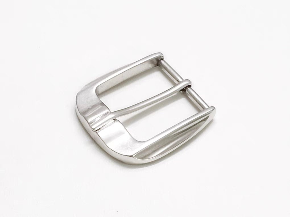 Solid Brass Belt Buckle – Plain Rectangle Plate For 38mm / 1.5" Belt, Gold Finish
