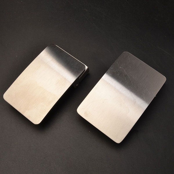 Heavy duty solid rectangle Stainless steel flat belt buckle 40mm 36mm