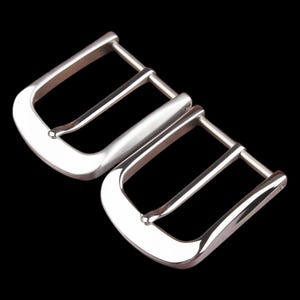 simple rectangular detachable stainless steel belt buckle replacement  35mm 40mm