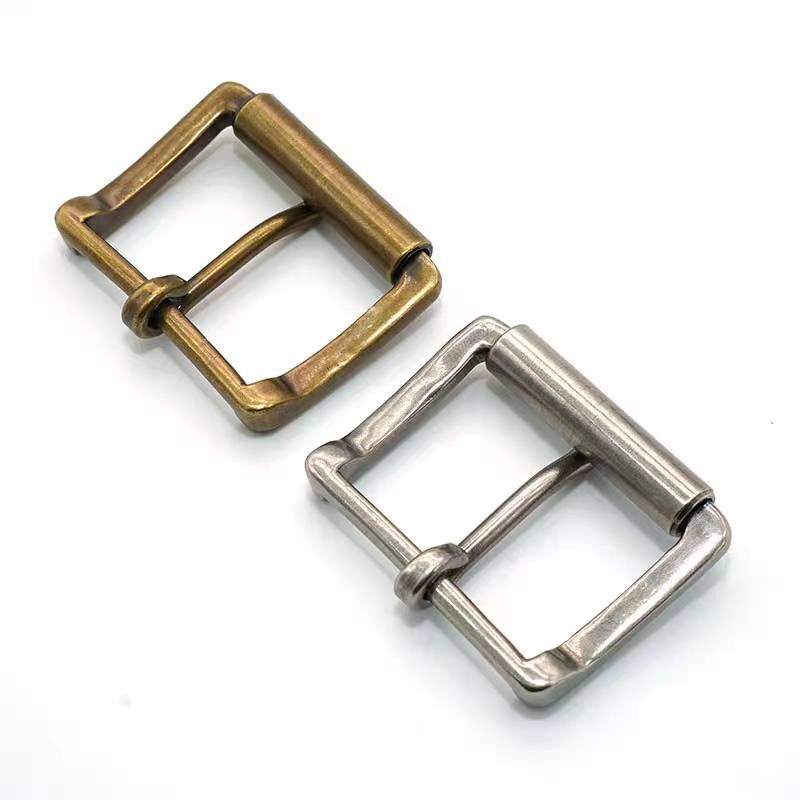 Retro Solid Brass Rectangle Adjustable Buckle 40mm for 1 1/2