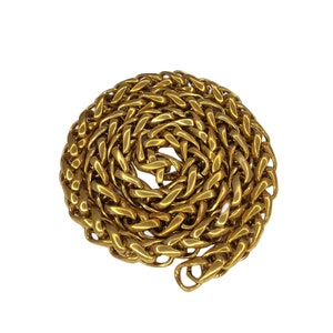 6/8/10mm Massiv Messing Schlüsselanhänger Schlüsselanhänger Messingketten Geldbörse Kette Geldbörse Ketten 50cm Länge