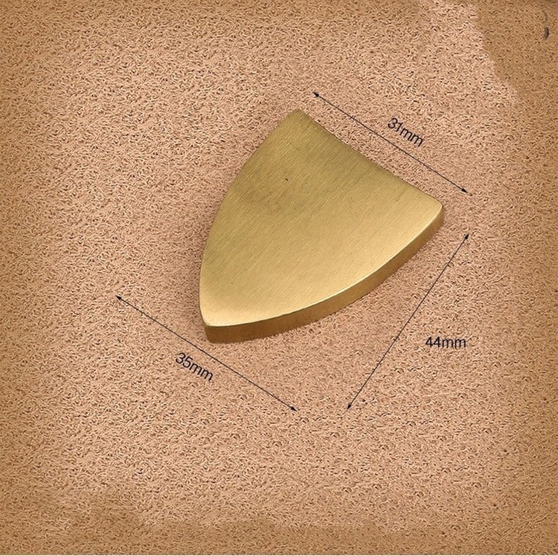 Solid Brass Belt Loop Tips: Western Leather Craft Hardware - Etsy