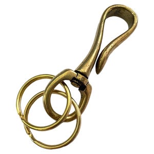 Collections Solid Brass Wallet shackle Chain key ring purse hook