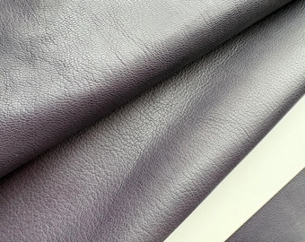 purple soft goat skin Leather piece, Genuine Whole hide