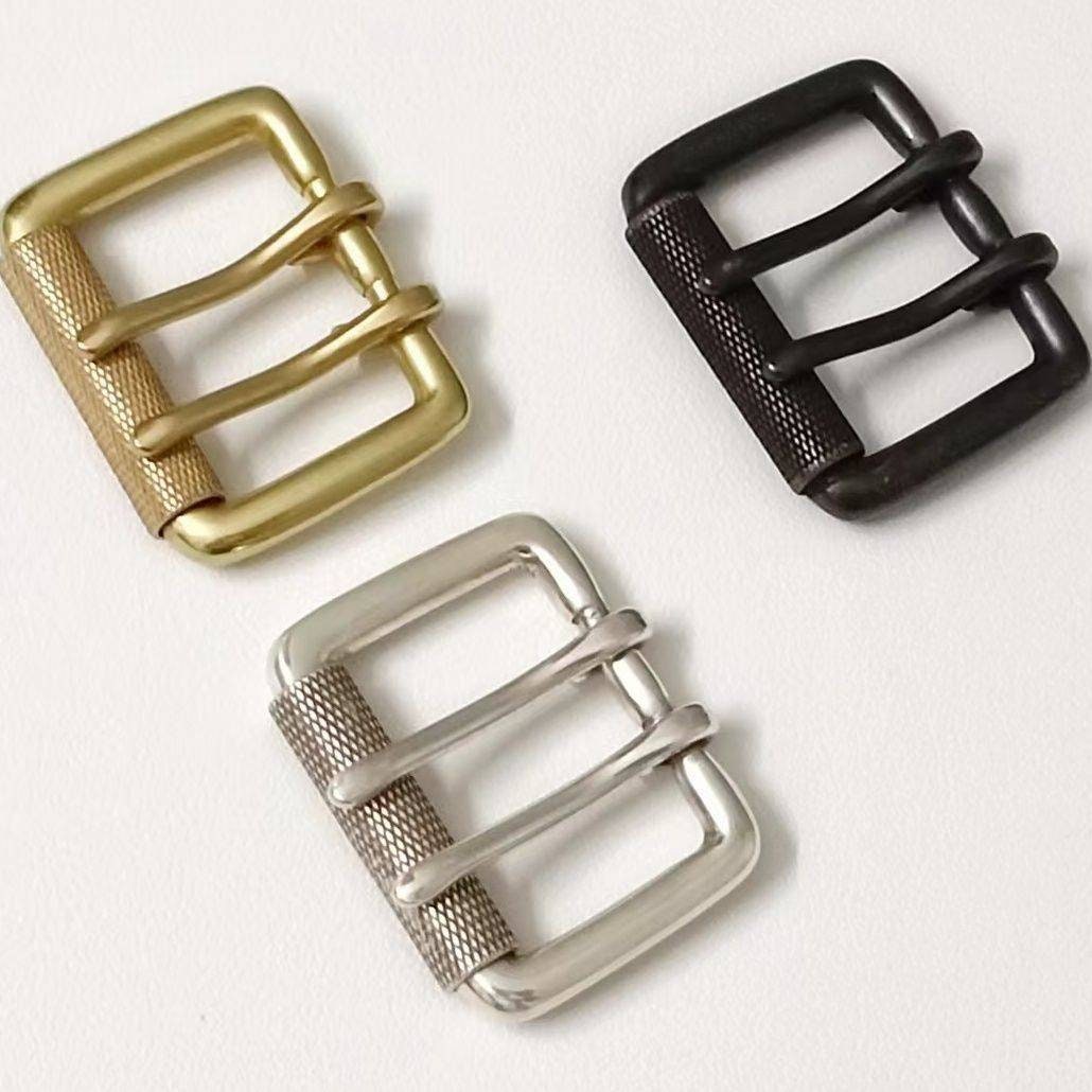 Solid Brass Adjusted Roller Double Prong Belt Buckle 38mm - Etsy