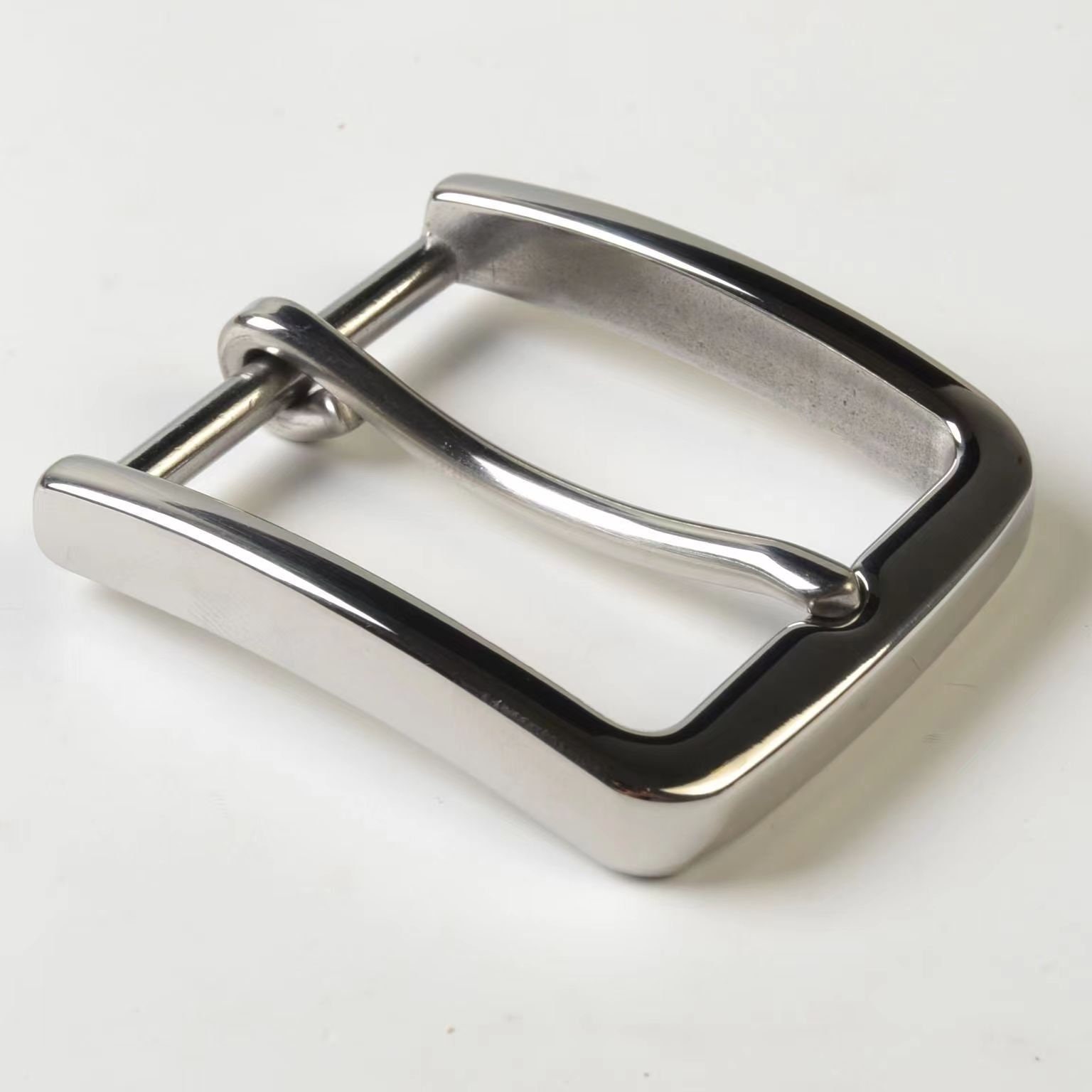 Sample Backle Stainless Steel Belt Buckle: Simple Square Design for 1.5