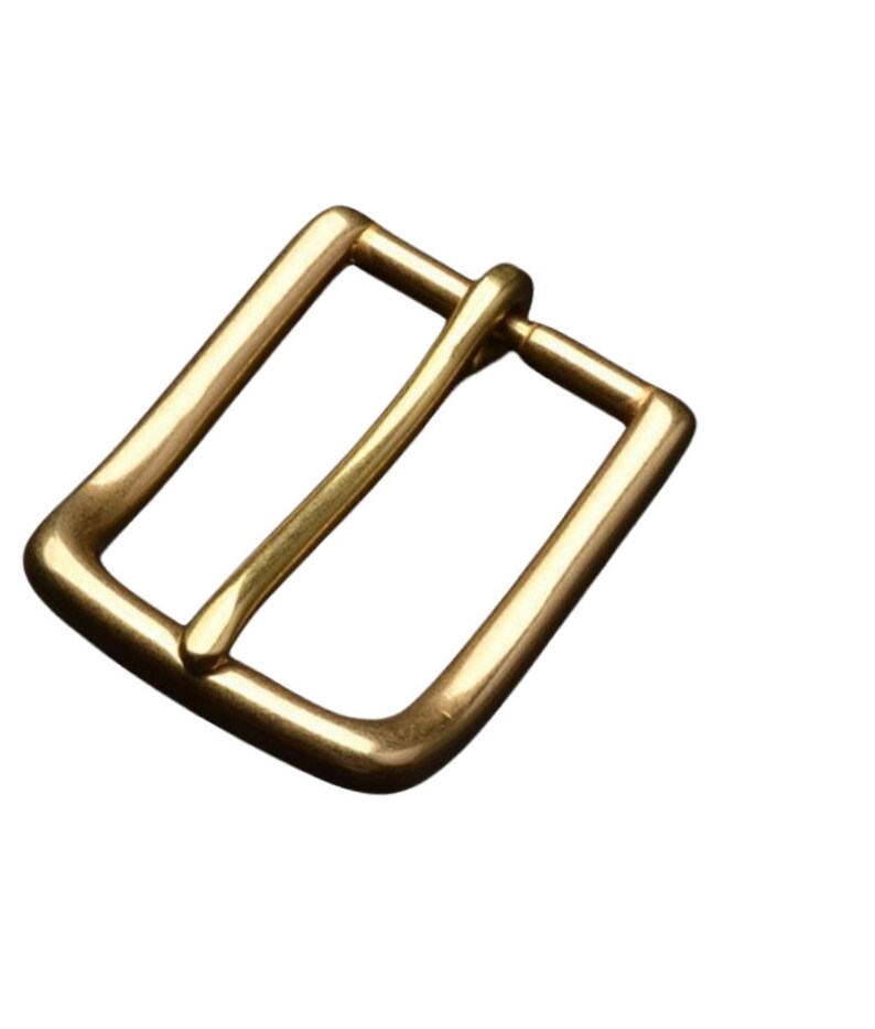 Solid brass simple pin Adjustable belt buckle 30mm B