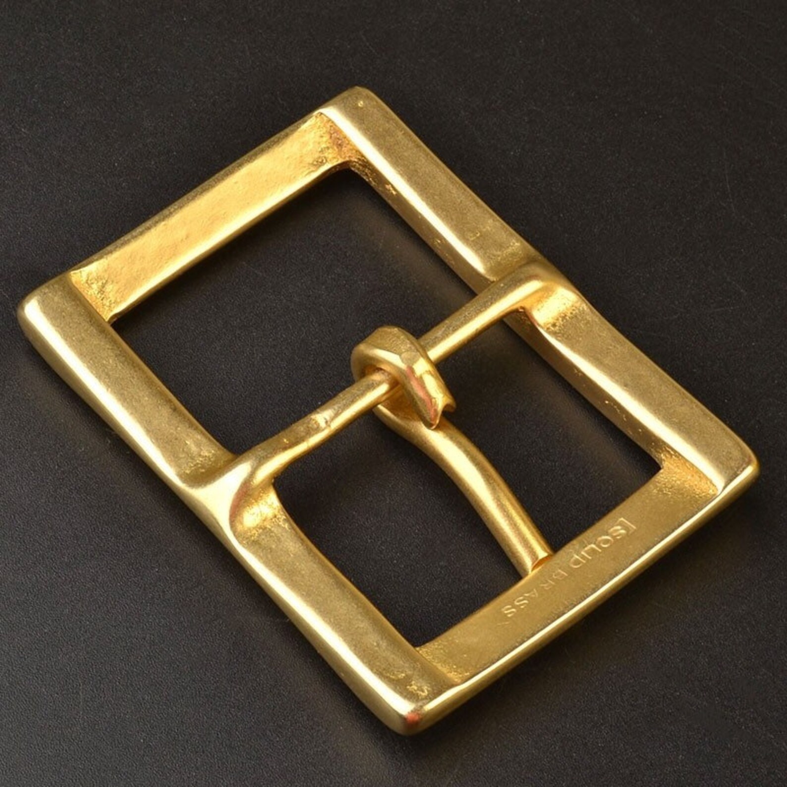 Solid Brass Square Belt Buckle Fits 1 1/2 3639mm Belt Etsy