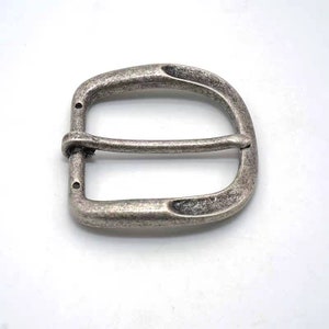 Retro Solid brass silver coating buckle 34/38mm