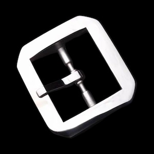 Square stainless steel belt buckle replacement 40mm for 1.5 inch