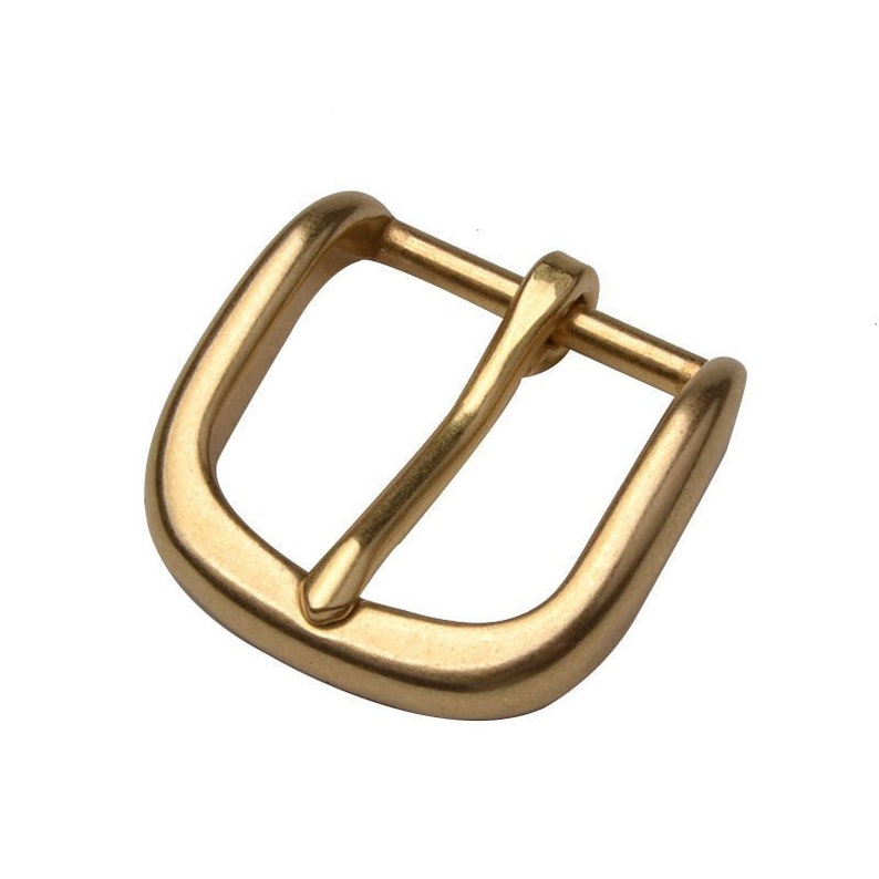 Solid brass simple pin Adjustable belt buckle 30mm A