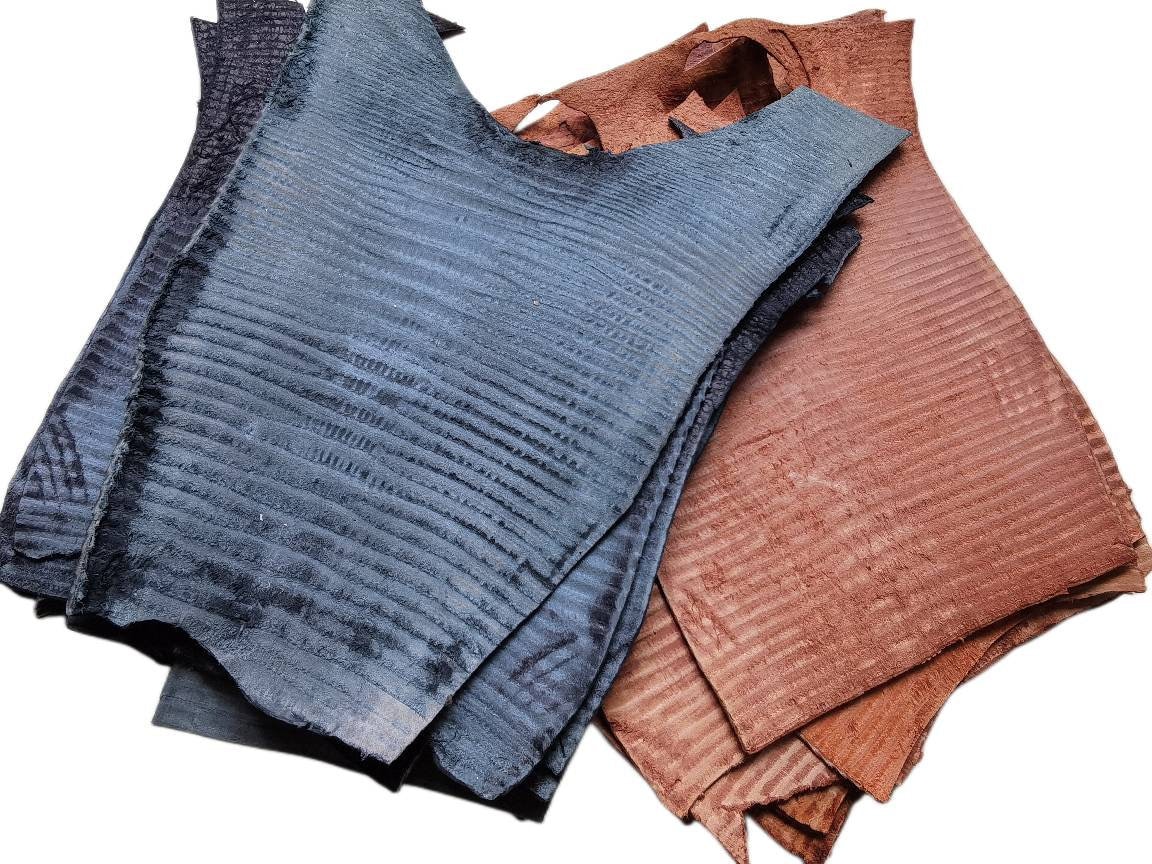 Black Brown Mini Size Genuine Lizard Skin Leather Piece - Etsy