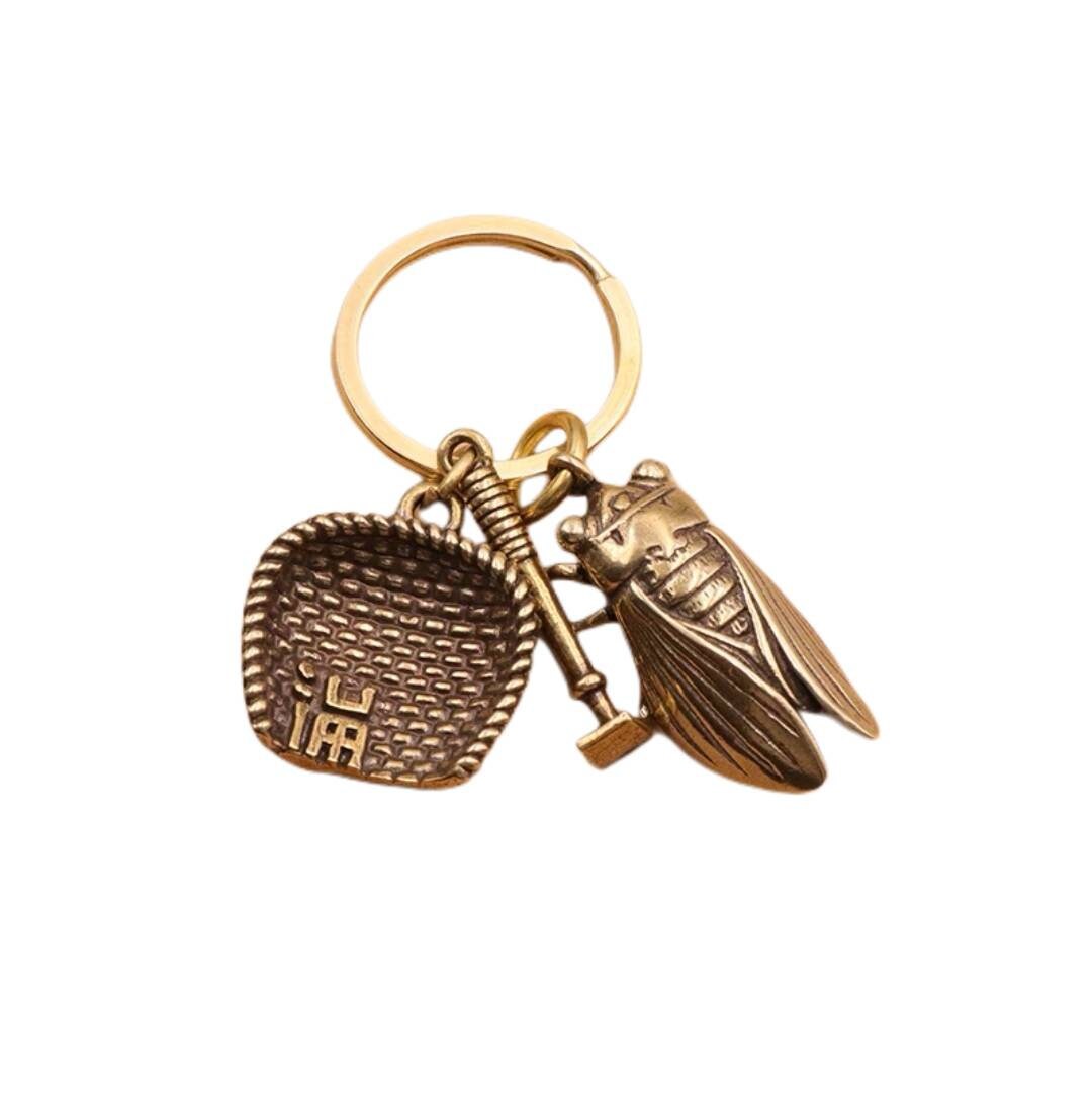 Mini Hoe Dustpan Chinese Style Charming Finding Solid Brass Etsy UK