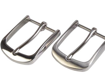 stainless steel simp pin rectangle belt buckle 40mm
