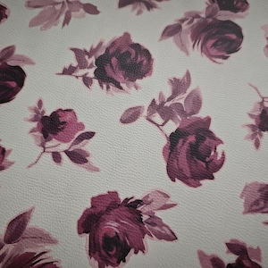 fiore morbido concia vegetale pelle di mucca taglio vera pelle