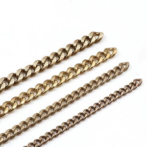 Solid Brass chain key ring bags chains wallet chain Purse chains Length 50cm
