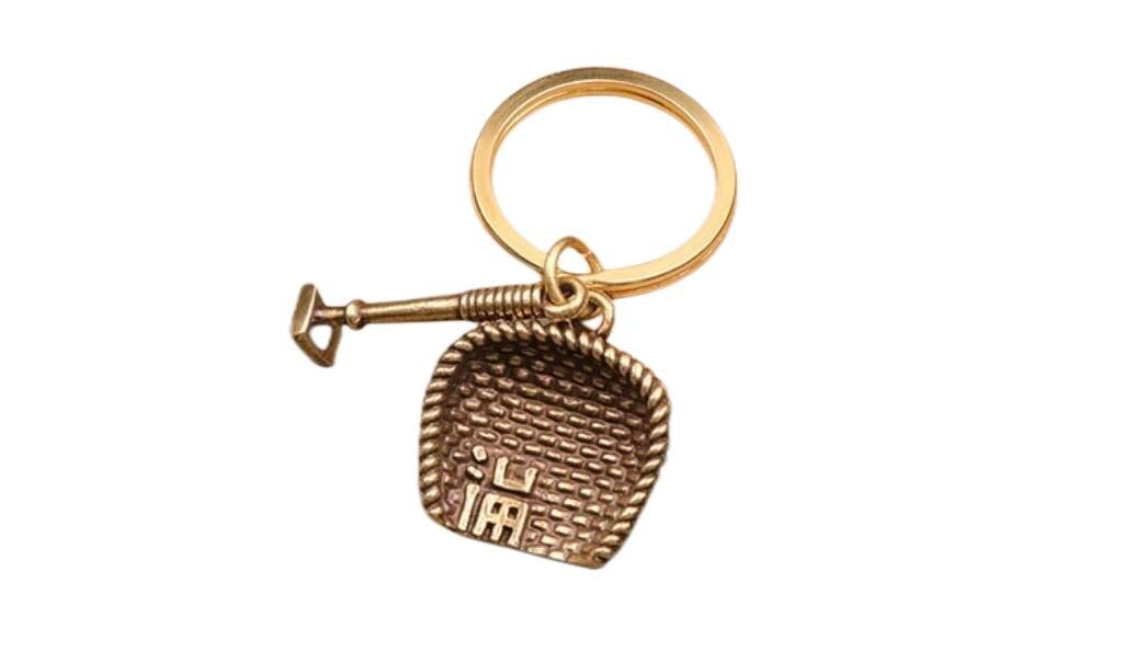 Mini Hoe Dustpan Chinese Style Charming Finding Solid Brass Etsy UK