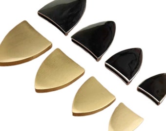Solid Brass Belt Loop tips,Western style Belt Keepers Leather Craft Fitting Tools Hardware Supplies Accessories