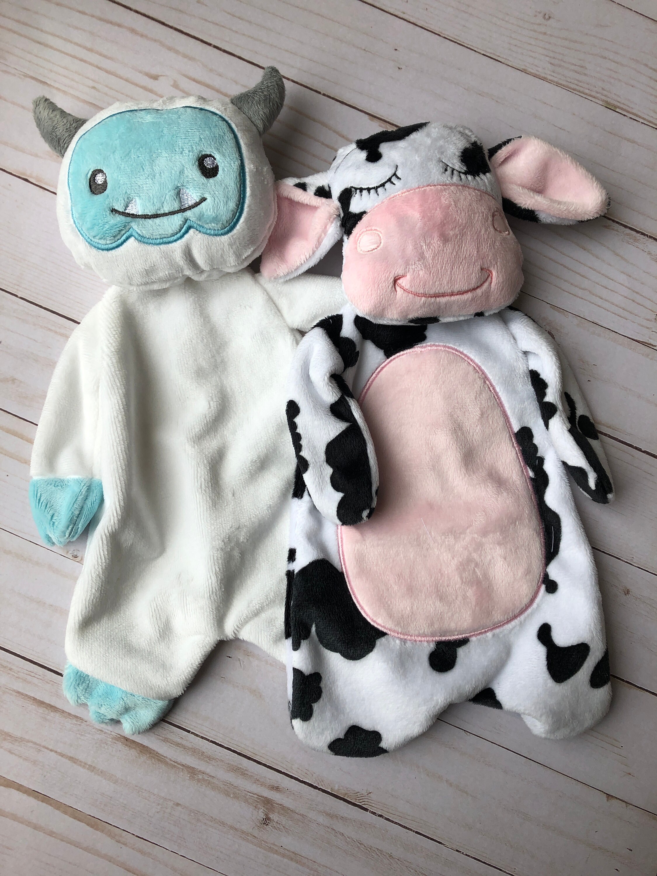 Handmade Lovey Lovey for babies Personalized cow lovey Etsy