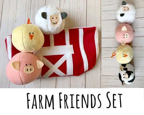 plush farm animals