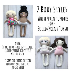 custom big sister little sister dolls set of 2, sibling gifts for new baby, personalized rag doll handmade, adoption day gifts for girls image 7
