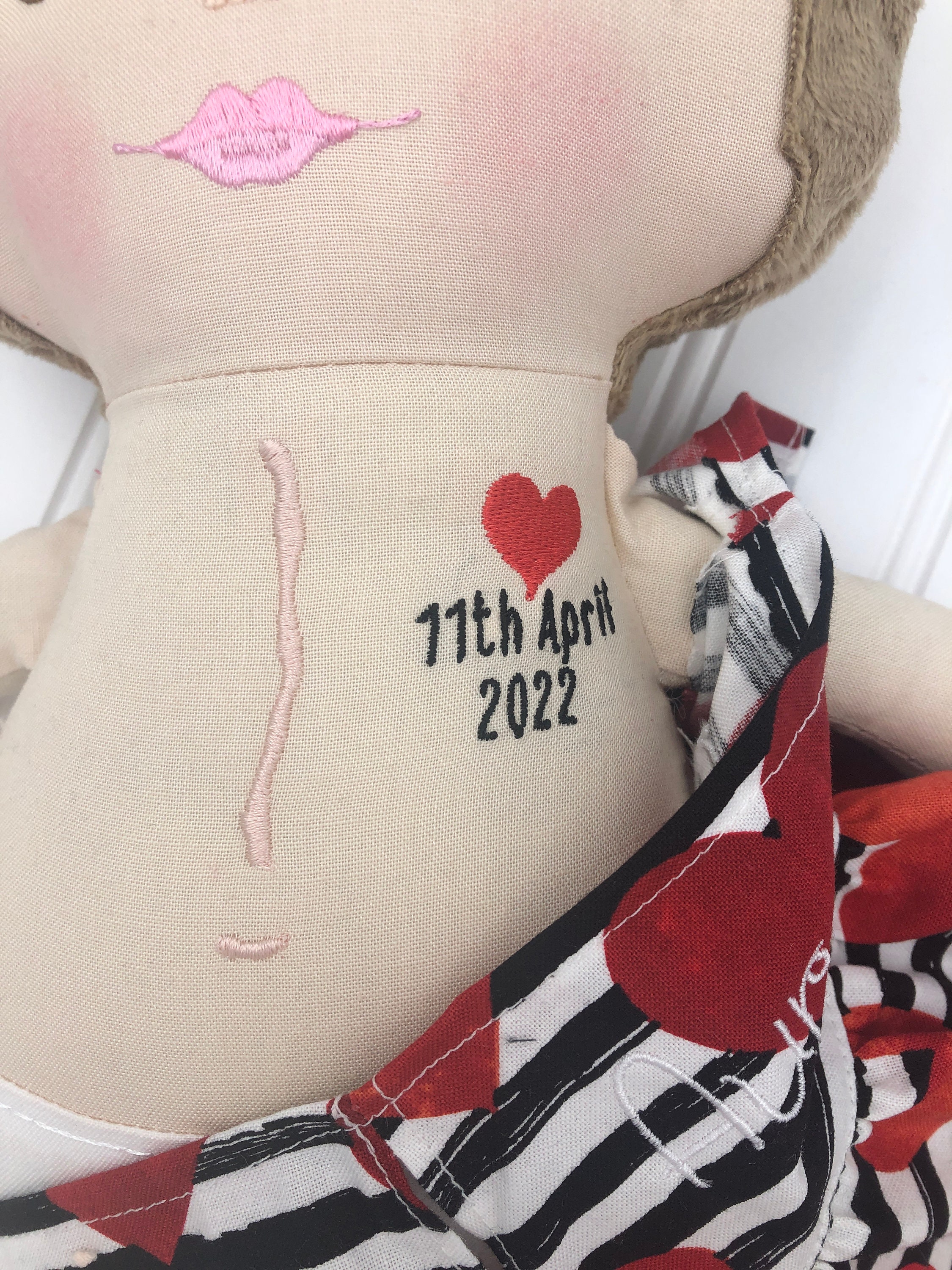 CHD Heart Surgery Scar Personalized Doll - 14" Boy Doll With Custom Scar, Gift Wrapped, Heart Warrior Teaching Tool