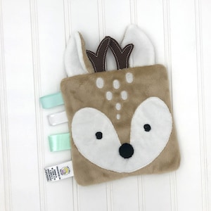 Cadeau bébé cerf, jouet froissé pour bébé, nouveau cadeau de bébé cerf pour garçon, bébé en papier froissé, jouet sensoriel pour bébé garçon, jouets pour bébé de 6 à 12 mois pour neveu