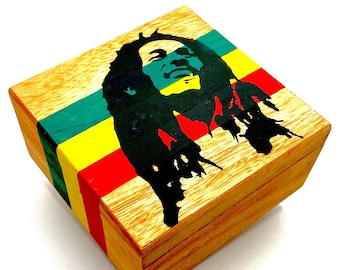 bob marley cigarette case Vintage Bob Marley Cigarette Case 1990s