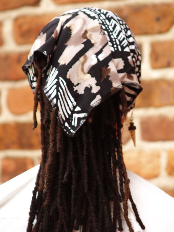 Earth Tone 2 Cozy Tie For Long Hair Including Locs Braids Etsy