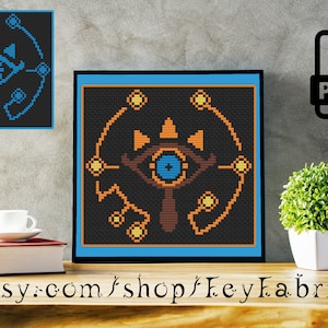 Sheikah Eye Breath of the Wild Cross Stitch Pattern