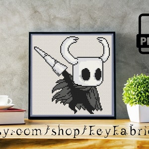 Hollow Knight Cross Stitch Pattern