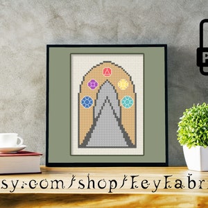 The Traveler Cross Stitch Patch Pattern Critical Role