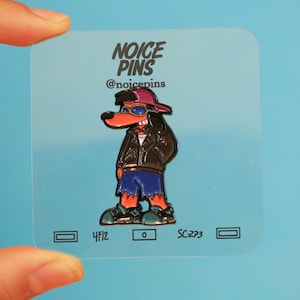 Poochie Enamel Pin