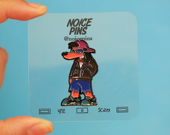 Poochie Enamel Pin