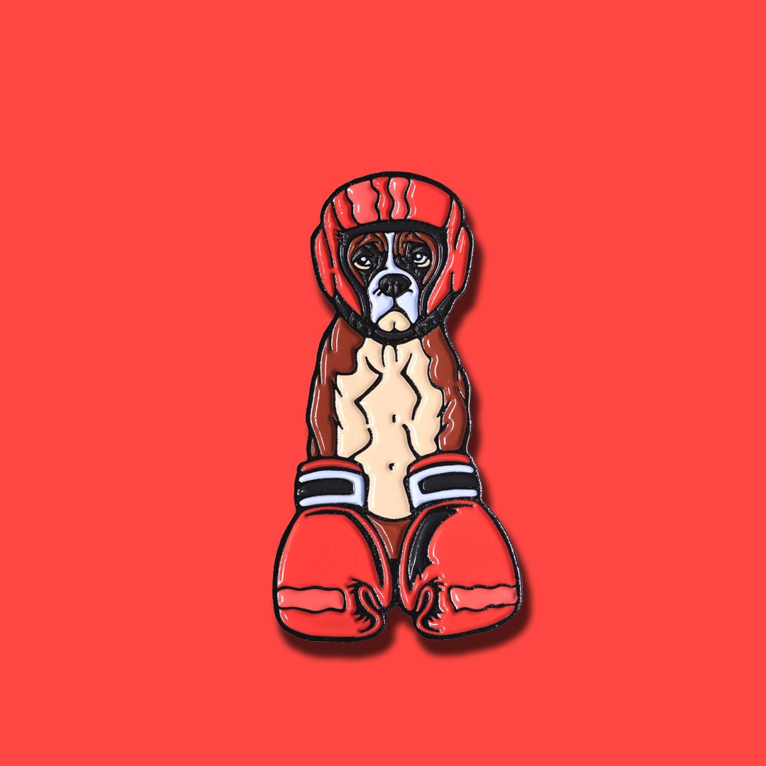Boxing Boxer Enamel Pin - Etsy