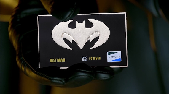 Batman Credit Card Enamel Pin - Etsy
