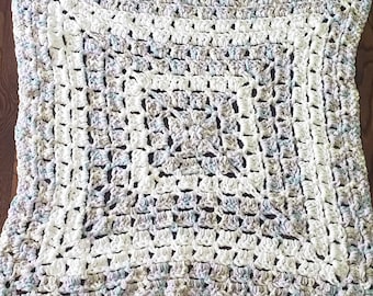 Soft Chenille Dreams Crochet Baby Blanket