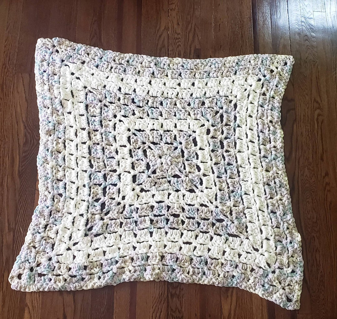 Crochet Baby Blanket Chenille Baby Blanket Chunky Baby Etsy Ireland