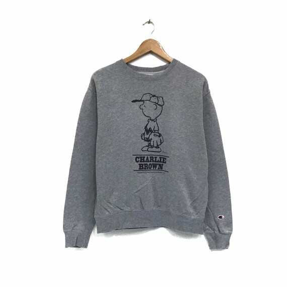 Vintage Peanuts Snoopy Sweatshirt Crewneck Big Log