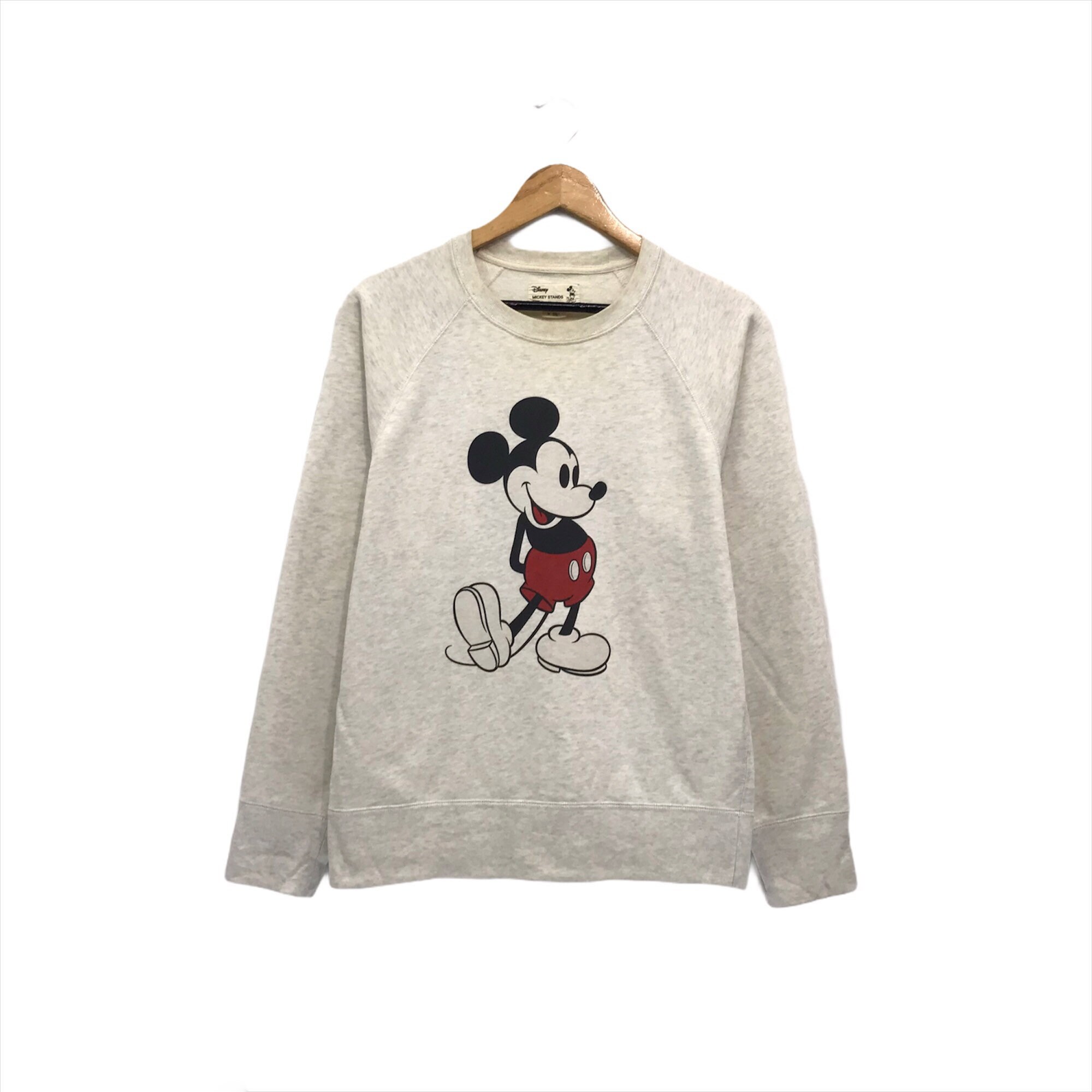 Vintage Mickey Mouse Hawaii sweatshirt jumper crewneck very big logo size large extremelyrare!!! Pick!