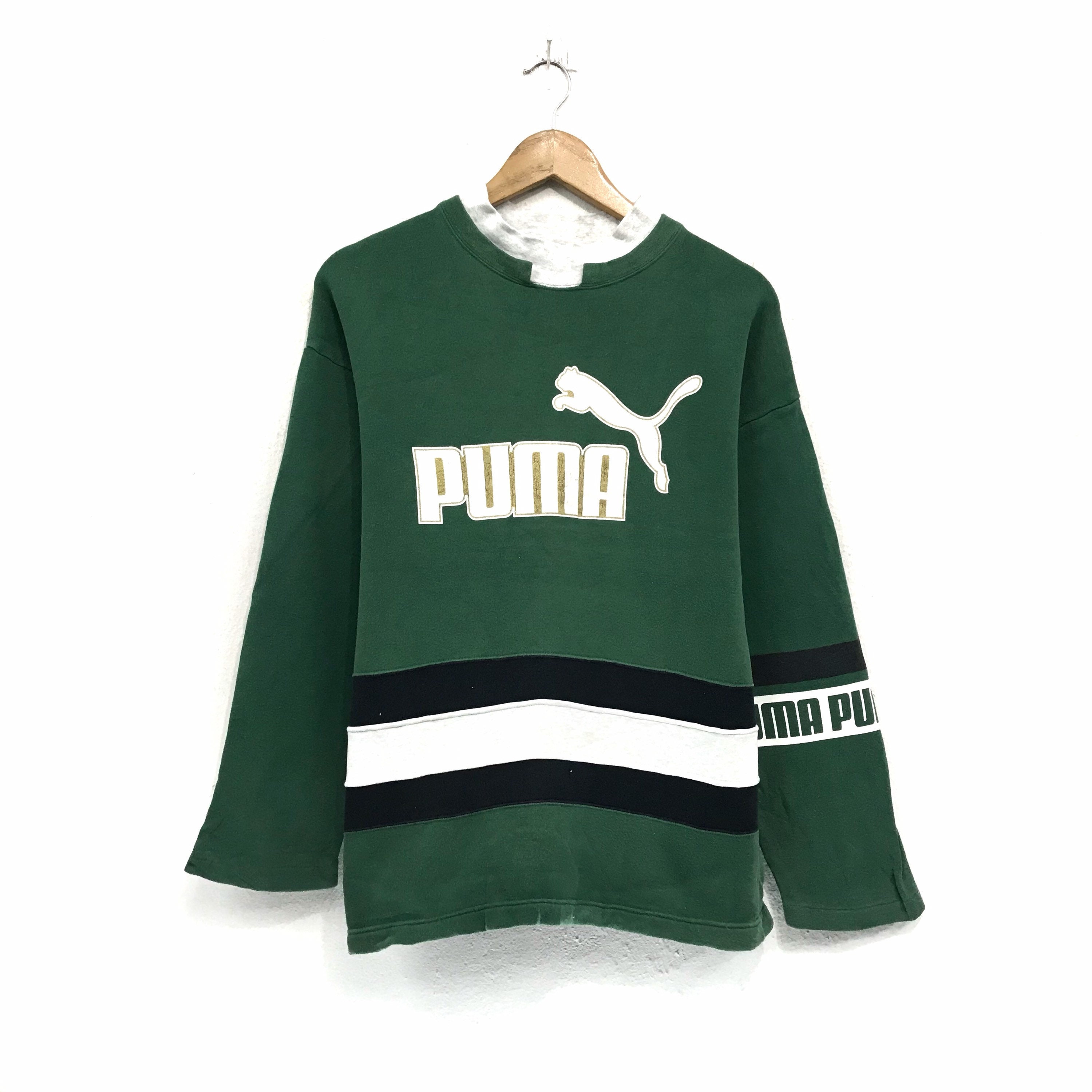 Green Puma Jumper - Etsy