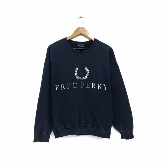RARE!! Vintage Fred Perry Sweatshirt Crewneck Bigl