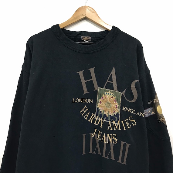Rare!!! Vintage Hardy Amies Sweatshirt Crewneck Em