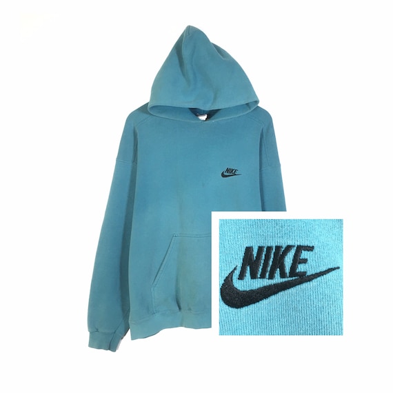 Vintage 90s Nike Hoodie Sweatshirt Embroidery Nike