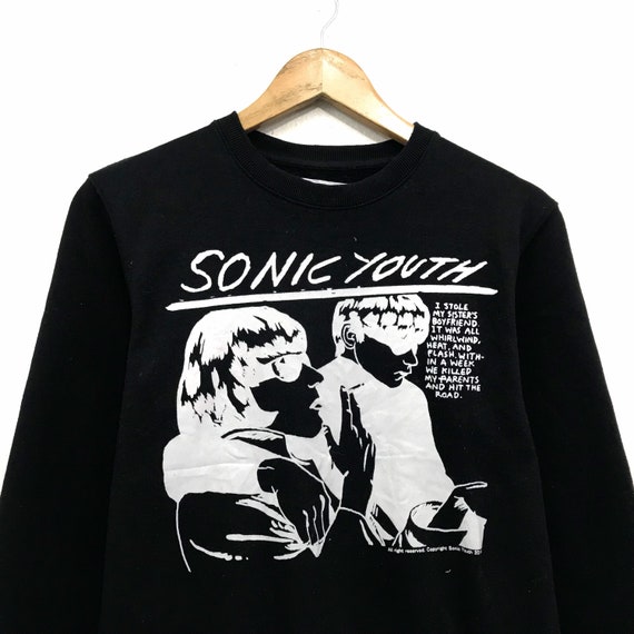 Rare!!! Vintage Sonic Youth Sweatshirt Crewneck Bi