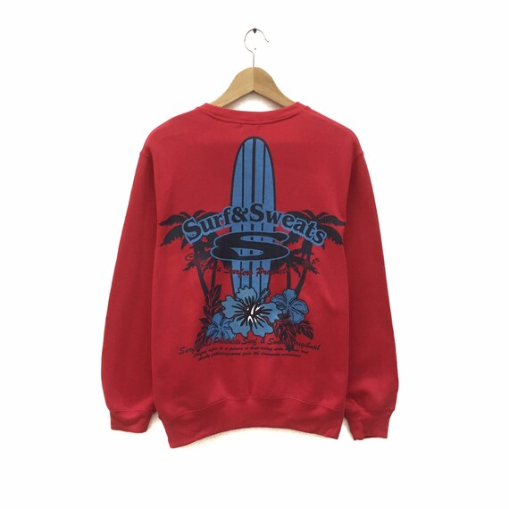 Rare!!! Vintage Surf & Sweats Sweatshirt Crewneck